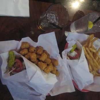 Marathon Taverna - Aerial view of 2 gyro orders, one with tater tots and one with fries, along with 2 soft drinks (diet Coke and Sprite, or equiv. brand) - Sports Bars Near Me - Portland, Oregon Marathon Taverna - Aerial view of 2 gyro orders, one with tater tots and one with fries, along with 2 soft drinks (diet Coke and Sprite, or equiv. brand) - Sports Bars Near Me - Portland, Oregon