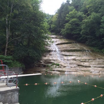 Buttermilk Falls State Park - Didn't show the no swimming-no diving signs because added to the unnecessary ropes and such it looks quite ugly and uninviting. - Hiking Near Me - Ithaca, New York Buttermilk Falls State Park - Didn't show the no swimming-no diving signs because added to the unnecessary ropes and such it looks quite ugly and uninviting. - Hiking Near Me - Ithaca, New York