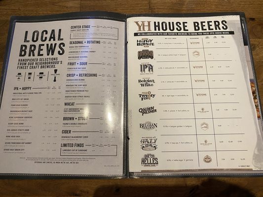 Menu photo 7 Yard House Wayne, NJ