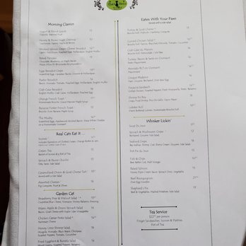 Chat Noir - Menu - Tea Rooms Near Me - Rockville Centre, New York