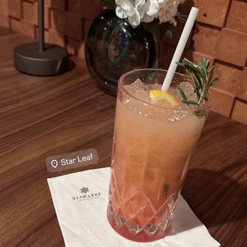 Star Leaf - Strawberry pandan lemonade - Asian Fusion Near Me - Pasadena, California