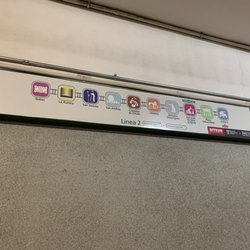 Estación San Juan de Dios - Diagrama de la Línea 2 donde se señala la posición de la estación San Juan de Dios en la Línea 2 del Tren Ligero