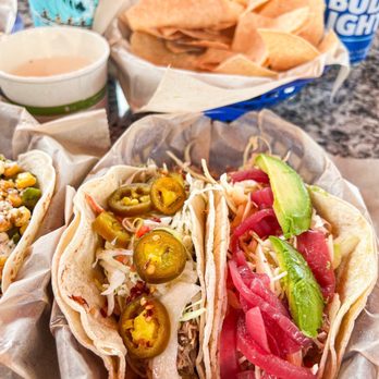 Shaka Taco - Pulled pork and chicken taco - Tacos Near Me - Surf City, North Carolina