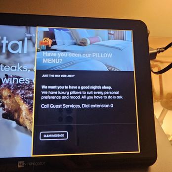 Conrad Indianapolis - Pillow menu?! - Hotels Near Me - Indianapolis, Indiana