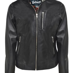 Leather And Accessories - Schott Women leather Biker jacket