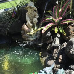 The Koi pond!