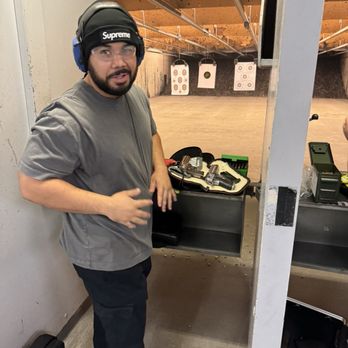 Reed's Indoor Range - My friend all excited for his first time - Gun/Rifle Ranges Near Me - Santa Clara, California Reed's Indoor Range - My friend all excited for his first time - Gun/Rifle Ranges Near Me - Santa Clara, California