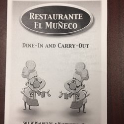 El Muneco Taqueria - New menu.