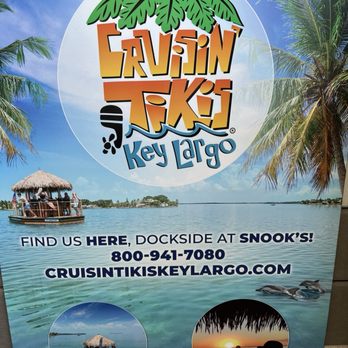 Cruisin’ Tikis Key Largo - Evidently there are these boats in other areas. - Tiki Bars Near Me - Key Largo, Florida