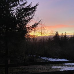 View from cabin 14 in January