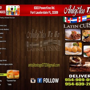 Antojitos To Go - the menu - Latin American Near Me - Fort Lauderdale, Florida Antojitos To Go - the menu - Latin American Near Me - Fort Lauderdale, Florida