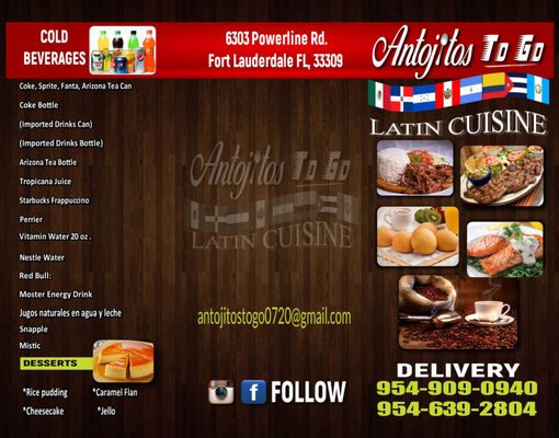 Menu photo 6 Antojitos To Go Fort Lauderdale, FL Menu photo 6 Antojitos To Go Fort Lauderdale, FL
