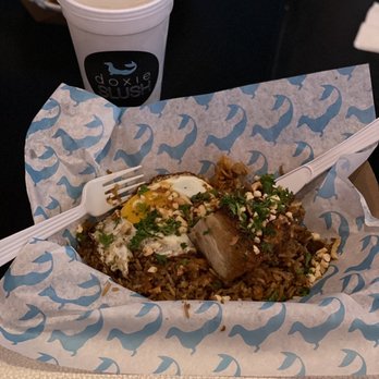 Doxie Slush - Pork belly fried rice - Seafood Near Me - Hermann, Missouri