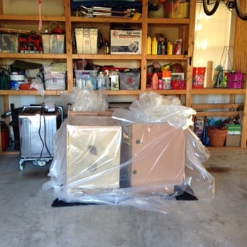 Servpro - 7. Cabinets and granite counter tops carefully removed and placed in garage for storage and later re-installation. - Damage Restoration Near Me - Malvern, Pennsylvania Servpro - 7. Cabinets and granite counter tops carefully removed and placed in garage for storage and later re-installation. - Damage Restoration Near Me - Malvern, Pennsylvania