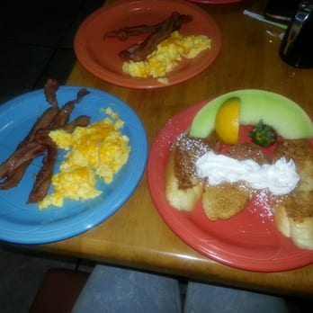 J Christopher's - Hazelnut French toast with scrambled eggs and cheese and bacon - New American Near Me - Savannah, Georgia J Christopher's - Hazelnut French toast with scrambled eggs and cheese and bacon - New American Near Me - Savannah, Georgia