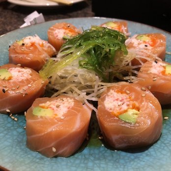 Love Sushi - Ponzu salmon appetizer - beautiful and great size. Not my personal fave - Japanese Near Me - Gaithersburg, Maryland Love Sushi - Ponzu salmon appetizer - beautiful and great size. Not my personal fave - Japanese Near Me - Gaithersburg, Maryland