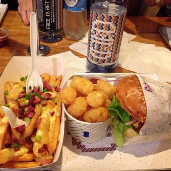 8Bit - 8bit with Cheese, potato gems & cheese and bacon fries!! - Burgers Near Me - Footscray, VIC