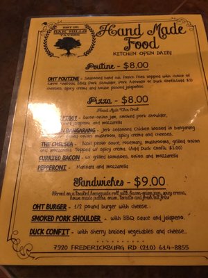 Menu photo 8 Oak Hills Tavern San Antonio, TX Menu photo 8 Oak Hills Tavern San Antonio, TX