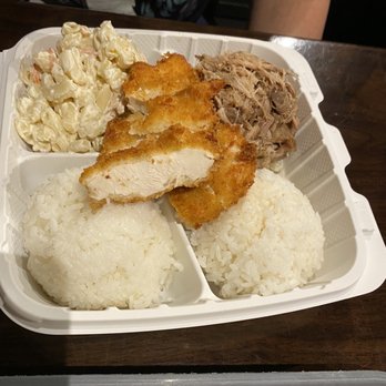 Da Coconut Cafe - Chicken Katsu Teriyaki Chicken Combo Plate - Poke Near Me - Temecula, California