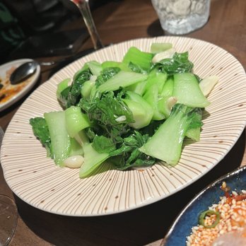 Antidote - Bok Choy with garlic - Cocktail Bars Near Me - Brooklyn, New York