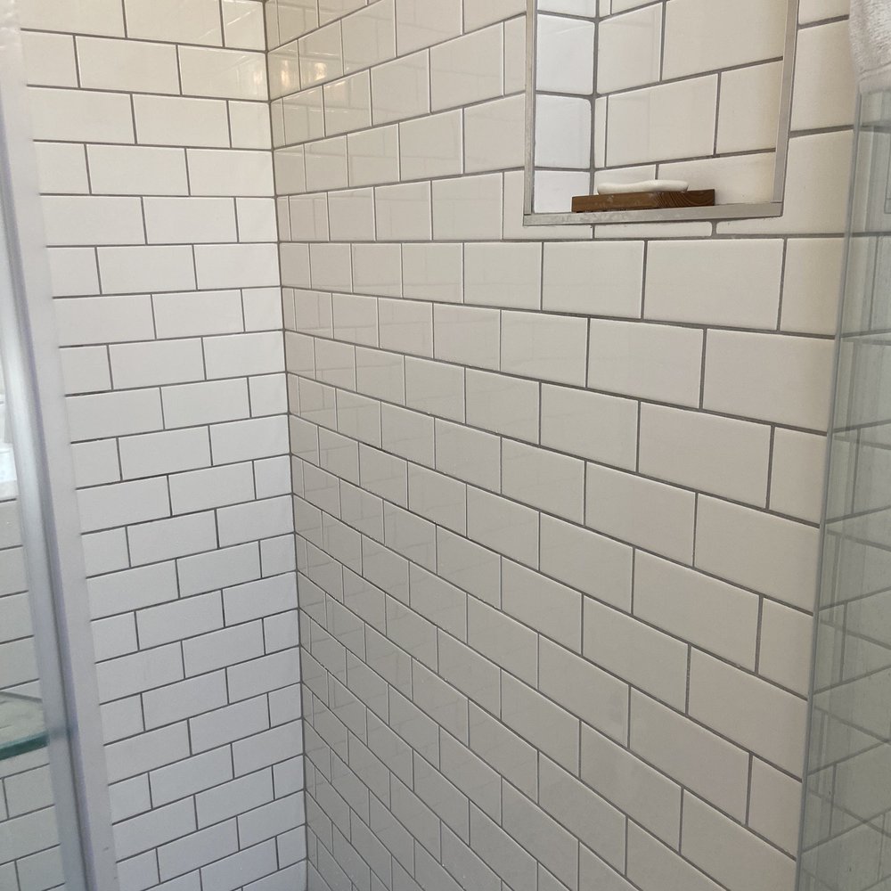 Precision Construction - Subway tile and niche - General Contractors Near Me Precision Construction - Subway tile and niche - General Contractors Near Me