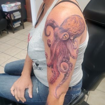 Essential Ink Body Art - Free hand octopus anyone!?!?! Artist: Luke - Tattoo Near Me - Murrieta, California Essential Ink Body Art - Free hand octopus anyone!?!?! Artist: Luke - Tattoo Near Me - Murrieta, California