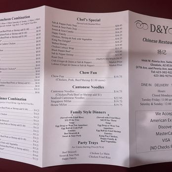 D & Y Chinese - Togo Menu - Chinese Near Me - Glendale, Arizona D & Y Chinese - Togo Menu - Chinese Near Me - Glendale, Arizona