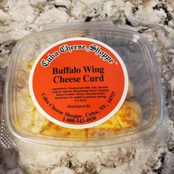 Buffalo Artisan Food Traders - Buffalo Wing cheese curds from Cuba Cheese Shoppe