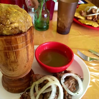 Isla Del Coqui Restaurant - Mofongo with pork - Latin American Near Me - Greenacres, Florida