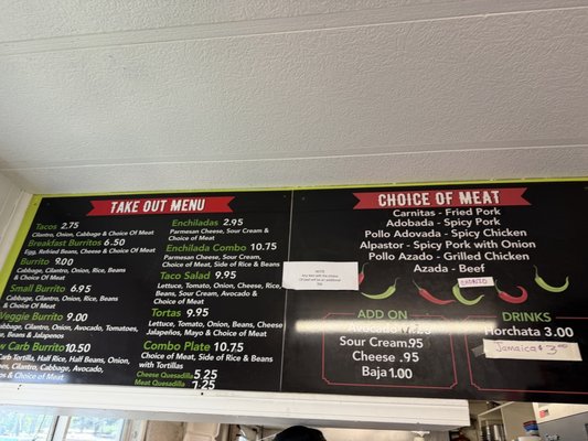 Menu photo 1 El Rincon Taqueria Hood River, OR