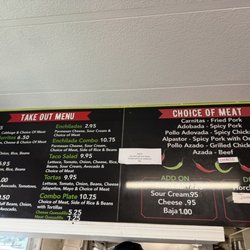 El Rincon Taqueria - Menu
