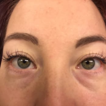Dulce Kouture - Don't mind my huge bags under the eyes. Haha. But the lashes look great! - Hair Salons Near Me - San Antonio, Texas
