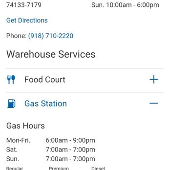 Costco Wholesale - Price of gas at Tulsa Costco 1/2 - Wholesale Stores Near Me - Tulsa, Oklahoma