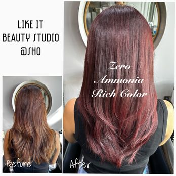 Like It Beauty Studio - Burgundy matte! Hair by SHO/owner. バーガンディーマット!白髪の気になる方もアンモニアフリーで頭皮にも優しく安心!担当sho/オーナー - Hair Salons Near Me - Honolulu, Hawaii Like It Beauty Studio - Burgundy matte! Hair by SHO/owner. バーガンディーマット!白髪の気になる方もアンモニアフリーで頭皮にも優しく安心!担当sho/オーナー - Hair Salons Near Me - Honolulu, Hawaii