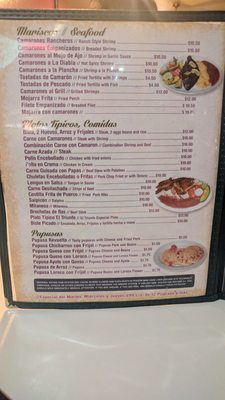 Menu photo 2 El Triunfo Restaurant Las Vegas, NV Menu photo 2 El Triunfo Restaurant Las Vegas, NV