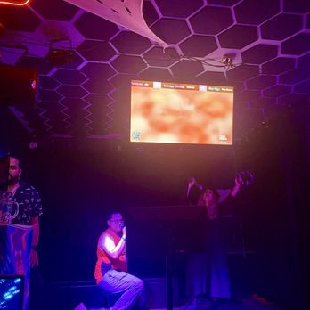 Tenth Level Tavern - Karaoke stage at 10th level Tavern - Bars Near Me - Oakland Park, Florida