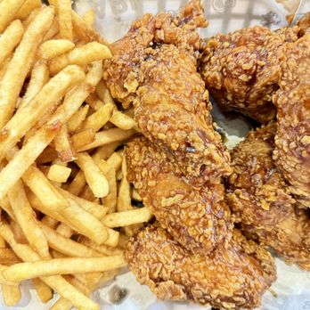 92Chicken - Sweet Seoul fried wings with side of fries. - Korean Near Me - Fort Lauderdale, Florida 92Chicken - Sweet Seoul fried wings with side of fries. - Korean Near Me - Fort Lauderdale, Florida