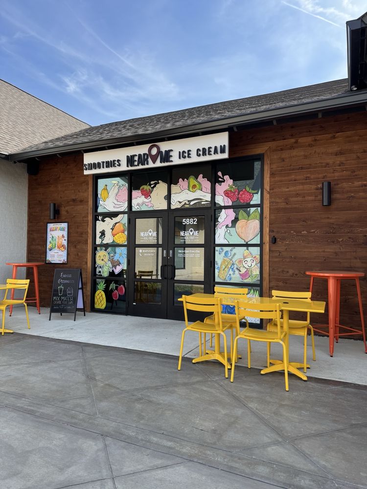 Near Me - Smoothies & Ice Cream Logo
