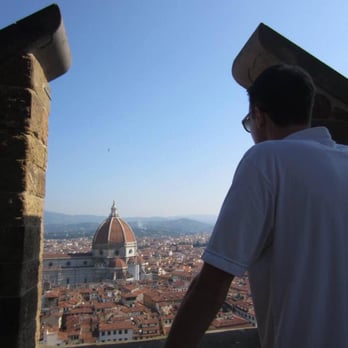 Palazzo Vecchio - Enjoying the view of the Duomo atop the tower of the Palazzo Vecchio. - Museums Near Me - Florence, FI