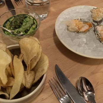 State Bird Provisions - Smoked Trout Chip & Dip, Hog Island Oysters - Tapas/Small Plates Near Me - San Francisco, California State Bird Provisions - Smoked Trout Chip & Dip, Hog Island Oysters - Tapas/Small Plates Near Me - San Francisco, California