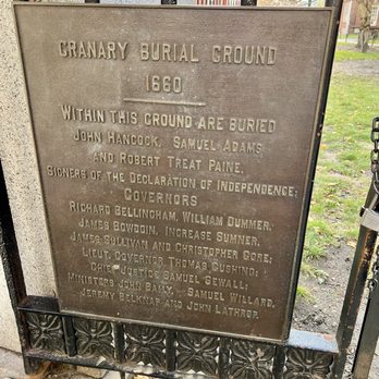 Granary Burying Ground - Funeral Services & Cemeteries Near Me - Boston, Massachusetts Granary Burying Ground - Funeral Services & Cemeteries Near Me - Boston, Massachusetts