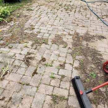 Commercial One Realtors - The back patio upon move in - Property Management Near Me - Columbus, Ohio