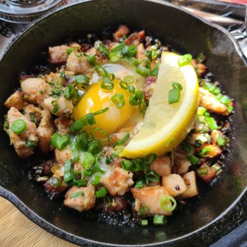 Jeepney - Close Up of Sisig (Chicken & Egg) - Filipino Near Me - Miami, Florida Jeepney - Close Up of Sisig (Chicken & Egg) - Filipino Near Me - Miami, Florida