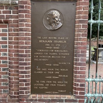 Benjamin Franklin's Grave - Funeral Services & Cemeteries Near Me