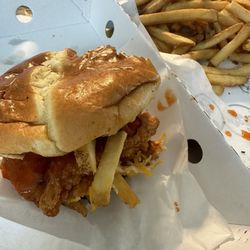 Slim Chickens - Chicken Club Sandwich Meal