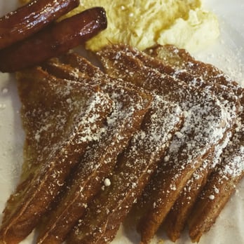 Stone Tavern Restaurant - waffles, eggs, and sausage - American Near Me - Baltimore, Maryland
