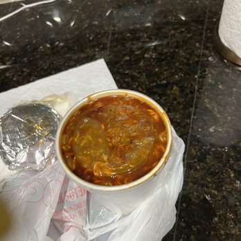 Birrieria El Compadre - Unopened birria ramen - Food Trucks Near Me - Pearland, Texas