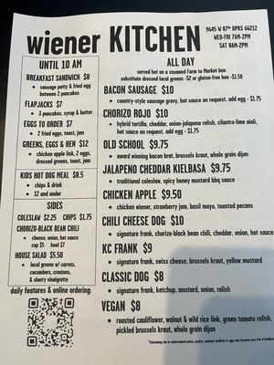 Menu photo 4 Wiener Kitchen Overland Park, KS Menu photo 4 Wiener Kitchen Overland Park, KS