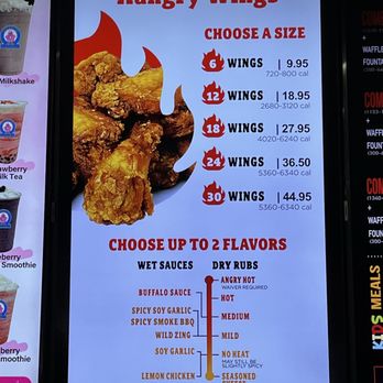 Hangry Joe's Hot Chicken - Wings Menu - Chicken Shop Near Me - Chicago, Illinois