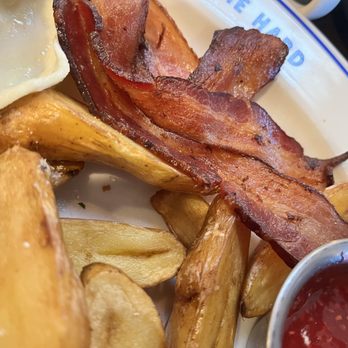 Sunday's Best - Thick bacon and fingerling potatoes... best breakfast potatoes other than mine... adding green onions ... well, just sayin... - Breakfast & Brunch Near Me - Sandy, Utah Sunday's Best - Thick bacon and fingerling potatoes... best breakfast potatoes other than mine... adding green onions ... well, just sayin... - Breakfast & Brunch Near Me - Sandy, Utah